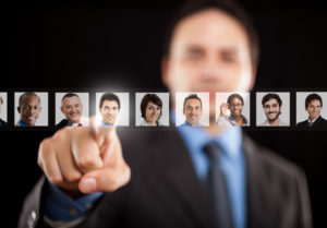 Employer choosing the right people